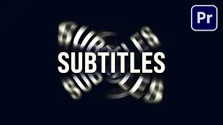 ROTATING SUBTITLES ⚡ Premiere Pro Tutorial