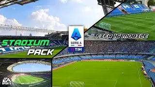 RELEASE!! Stadium Pack SERIE A 2025-2026 Season | Fifa 16 Mobile | HD GRAPICH