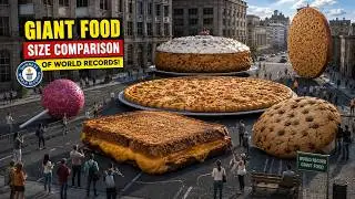 Giant Food Size Comparison | Guinness World Record of Gian Food