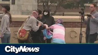 Student protest turns violent in Calgary