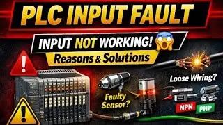 PLC Input Fault | Reasons, Description & Solutions in Urdu | PLC Troubleshooting