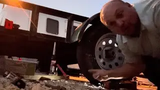 How to Change a Tire On Your Trailer #diy #tirechange #maintenance