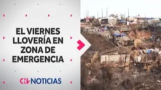 Damnificados por incendios en el sur temen llegada de posibles lluvias en los próximos días