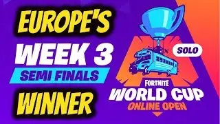 *FORTNITE WORLD CUP* EUROPE'S WINNER WEEK 3 SEMI-FINALS (Secret_Mongraal) - Fortnite Battle Royale