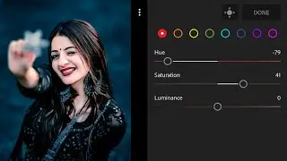 Dark blur and orange color tone Lightroom Editing tutorial east | photo editing trick || AE picture