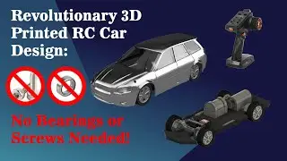 Revolutionary 3D Printed RC Car Design - No Bearings or Screws Needed! (Free STL) Subaru Outback