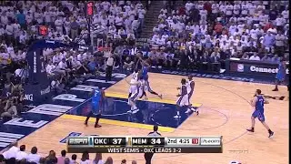 Russell Westbrook Oklahoma City Thunder 2011 WCSF Game 6 v Memphis
