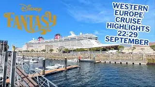 Disney Fantasy Western Europe Cruise September 2025 Highlights (Trailer) 