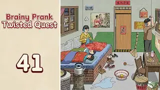 Brainy Prank: Twisted Quest Level 41 House leaking rain | Every Puzzle Solved! 🎯