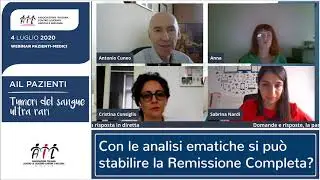 Con le analisi ematiche si pu&ograve; stabilire la remissione completa?