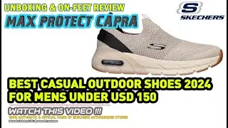 Unboxing & review on feet SKECHERS SPORT MAX PROTECT CAPRA KNIT MENS CASUAL SLIP-ON OUTDOOR SHOES