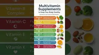 Multivitamin Supplements to Keep Your Body Healthy #shorts #trendingshorts #shortvideo #viralshort