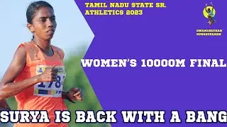10000m run || Surya is back with a Bang || 95th Tamil Nadu State Senior Athletics Championships 2023