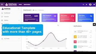 Best EduChamp Educational Themeforest Templates & Admin Dashboard with more than 40+ pages - DEV++