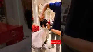 Boaf cutting hair #hairstyle #hair #keratin 