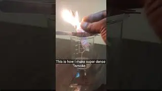 Amazing Smoke Experiment With Paper #shorts