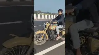 Royal bullet 500 driving #shortsviral #shortvideo