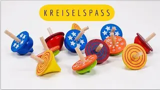 Viele verschiedene Kreisel / Many different Spinning Tops