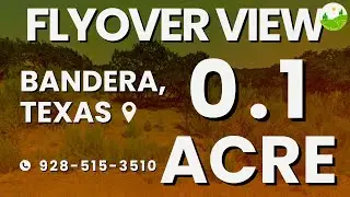 Fly Over - 0.1  acre land for sale in Bandera, Texas [168982]