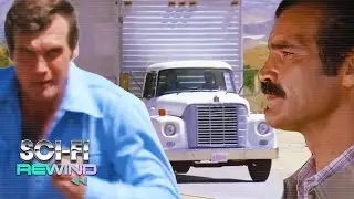 Steve Uses His Bionic Legs To Chase A Truck | Six Million Dollar Man | Science Fiction Station