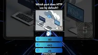 Which Port Is HTTP&rsquo;s Default? 🌐🔢 #time2load #shorts