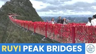 China&rsquo;s Ruyi Peak AMAZES Tourists with Transparent Bridges and Sky-High Walkways