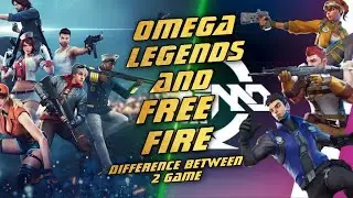 Omega legends and Free fire || Difference between two game🎮