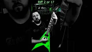 Which Riff is better?  Thrash Metal Riffs Like Exodus Metallica Megadeth Slayer #metal #thrashmetal