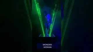 Лазерное шоу Wonder Woman #shorts