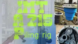 পাইলিং রিগ মেশিন  1no winch  গিয়ারবক্স @IMT A215 1st winch full gearbox open@ APRG Group
