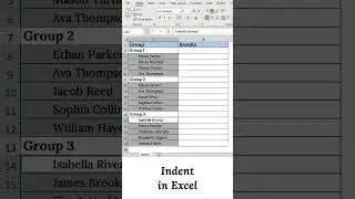 Make Excel Look Professional: Indent in Seconds!
