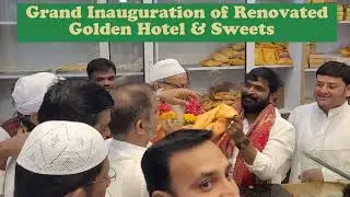 After Renovation Grand Inauguration of Golden Hotel &Sweets near Clock Tower Mahbubnagar||T9 TV News
