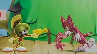 Marvin the Martian vs Tom and Jerry Fight - MultiVersus HD