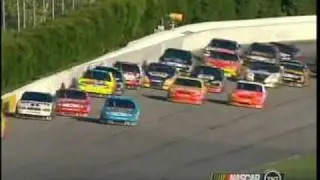 Kasey Kahne Big One Wreck Crash Pocono Sprint Cup Series 2010.mpg