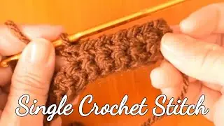 Single Crochet Stitch | Slow Stitching Process