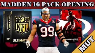 ► MUT 16 Pack Openings - Madden 16 ULTIMATE Packs and Elite Player Exchange  88 pull