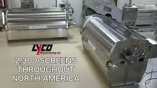Wastewater Screening Equipment | Beef Harvest Processing Plants | Lyco External Flow Screen