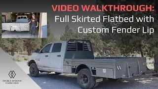 Walkthrough Video: Full Skirted Steel Deck Flatbed Build