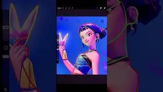 Drawing Zoey from Kpop Demon Hunters✨🎀
