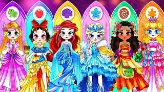 💖Paper DIY💖If Elsa, Wednesday & Ladybug Become Princesses | DIY Fashion Paper Story