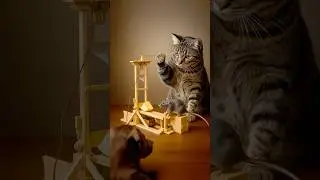 Stay focused, meow&hellip;!! 😿🐭🧀#shortsfeed #pettension #cutepaws