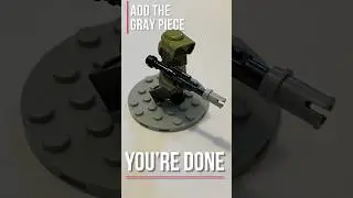 😎 Nice clone trooper custom LEGO weapon Tutorial #lego #moc 🔥