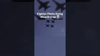 Fighter Pilots Doing Stupid Crap 💀 #aviation #avgeek #fighterjet #fighterpilot #usairforce #usnavy