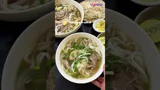 🍲 PHỞ S&Agrave;I G&Ograve;N x YOOSAY &ndash; Tiệm phở h&agrave;i ho&agrave; #food #homnayangi #foodreview #yoosay #vietnamesefood #hcm