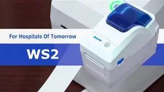 SATO WS2 Compact Printer with Anti-Microbial Casing for Patient Wristband Printing