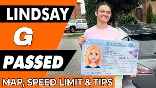Lindsay G Route | Road Test With Road Names, Speed Limit, Tips & Map