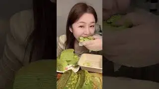 Matcha Dessert Bureau😋Mukbang wingstop eating🍔chicken pakora recipe eating & noodles asmr🇨🇳