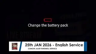 20th JAN 2021 - English Service.