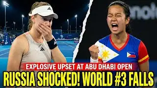 UNBELIEVABLE SHOWDOWN! Alexandra Eala Takes on World #3 Elena Rybakina in ABU DHABI THRILLER!