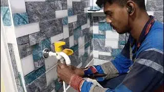 Bathroom Fitting p.v.c.! Bathroom Fittings ! How to Bathroom Fitting ! bathroom fitting kaise karen